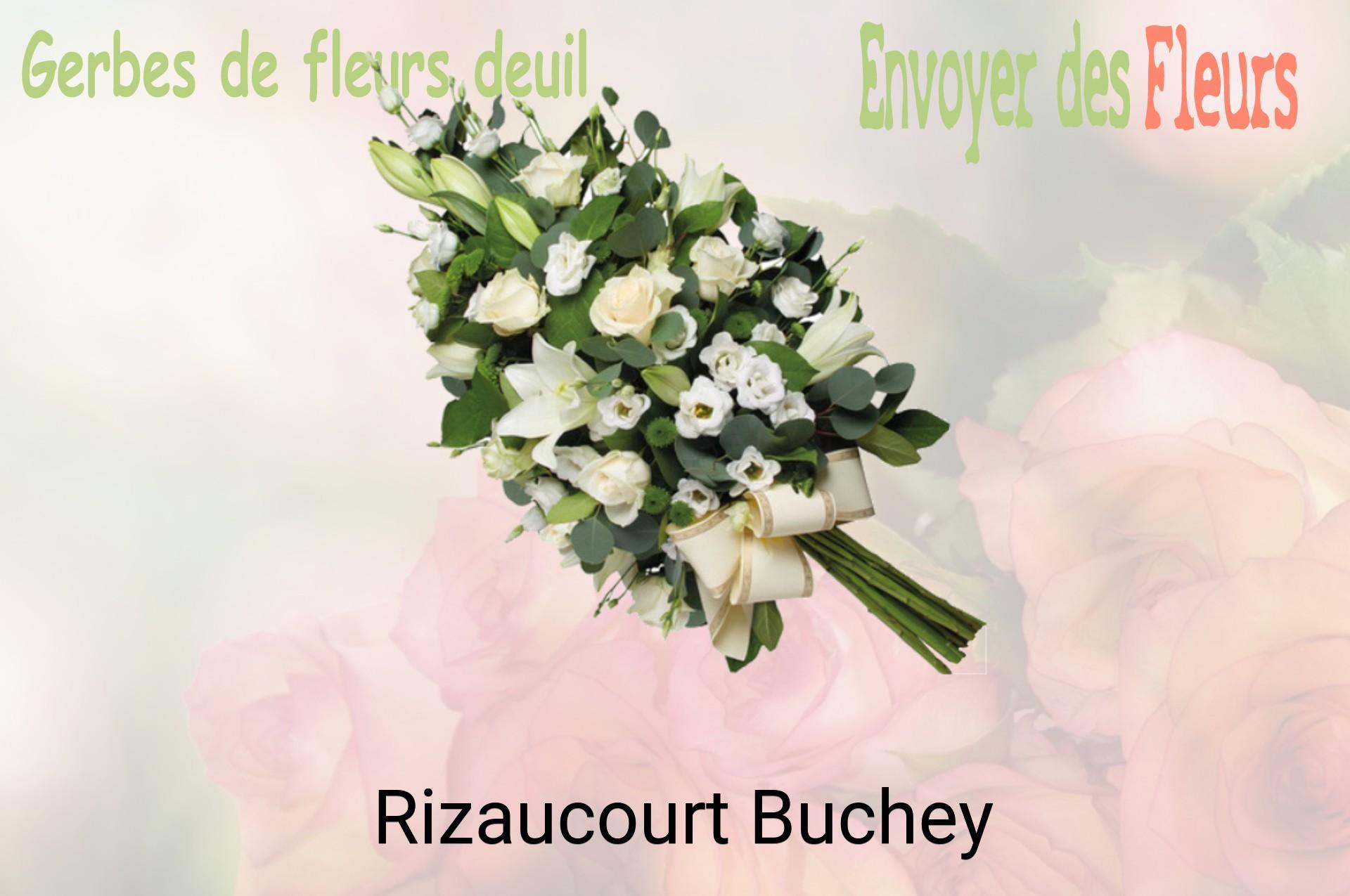 Gerbe de fleurs de deuil livrée à Rizaucourt-Buchey